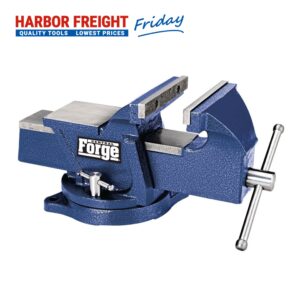 Central Forge - 6 In. Swivel Vise With Anvil