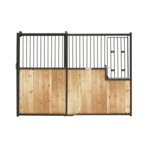 Tarter - SF12, Standard Horse Front Stall Panel, Sliding Door, 12 ft. Long