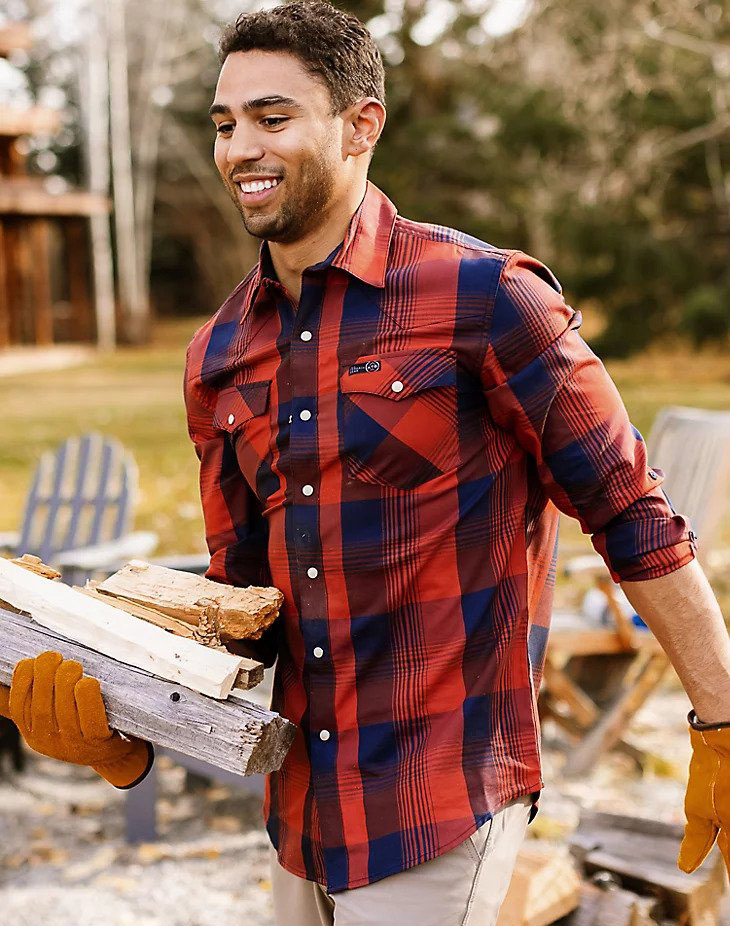 Read more about the article ATG by Wrangler – Western Plaid Snap Shirt