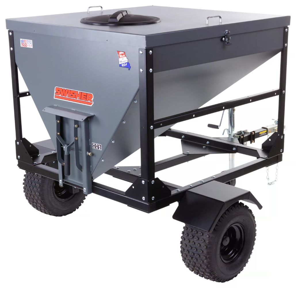 Read more about the article Swisher –  Hobby Farm Tow-Behind Pro Drop Feeder
