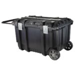 Husky – 37 in. Rolling Tool Box Utility Cart Black