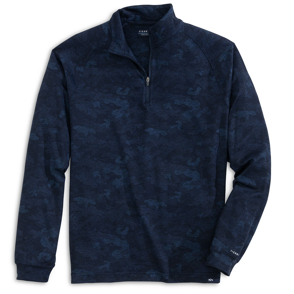 Read more about the article Fish Hippie – Roan Camo Print 1/4 Zip