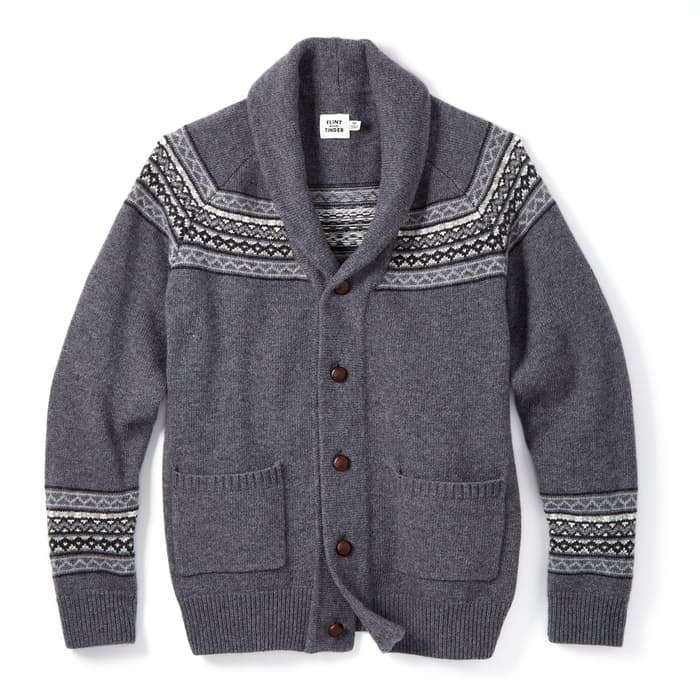 Read more about the article Flint and Tinder – Fair Isle Shawl Cardigan