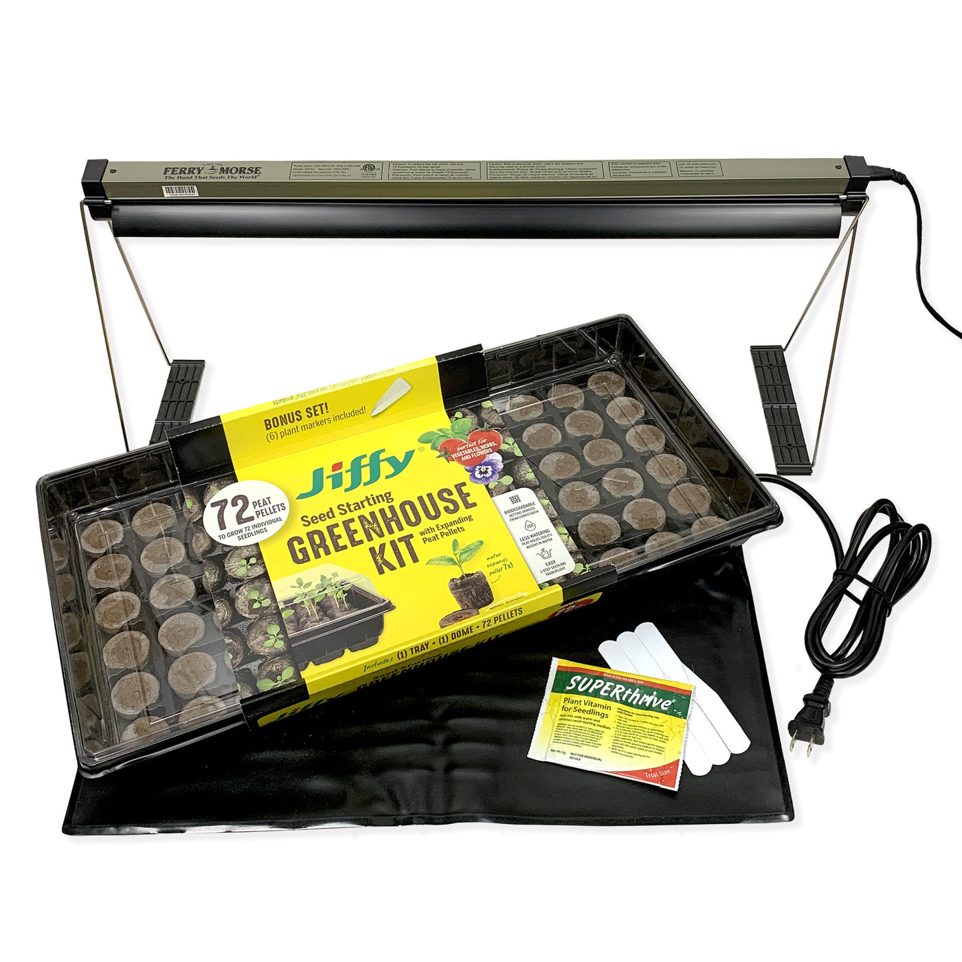 Read more about the article Ferry-Morse – Complete Indoor Growing Seed Starting Kit with Vegetable Seeds