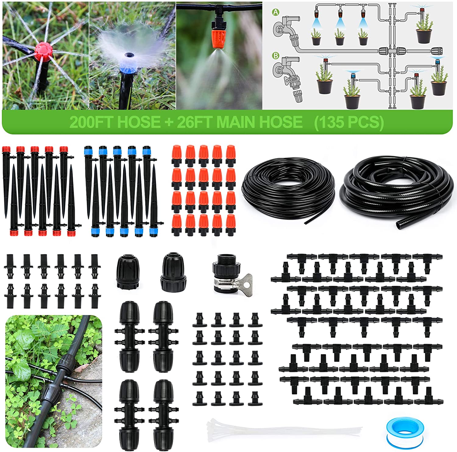 Read more about the article MIXC – Greenhouse Micro Drip Irrigation Kit 