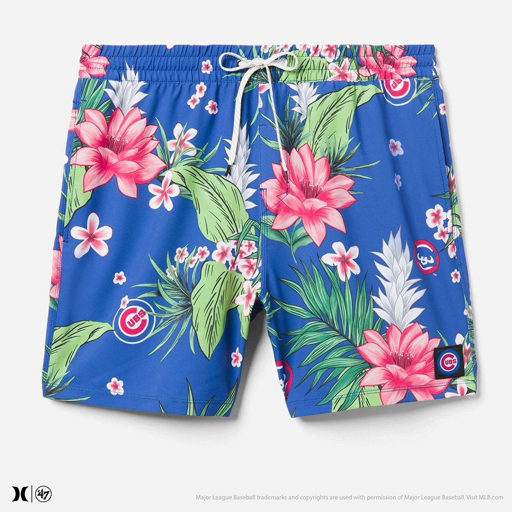 Read more about the article Hurley X 47 – Chicago Cubs Cannonball Tropics Volley Boardshorts 