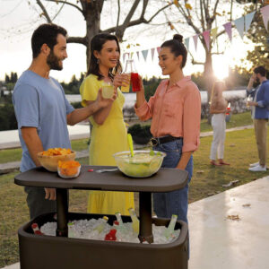 Keter - Breeze Bar Outdoor Side Table Cooler