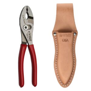 Wilde Tools - 6.5" Slip Joint Pliers & A67 Pliers Pouch