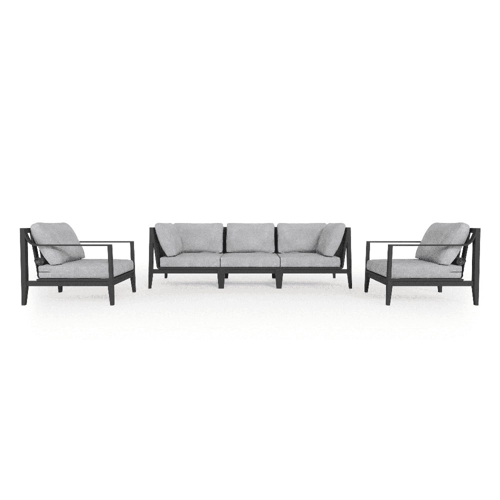 Outer - Aluminum Outdoor Sofa with Armchairs