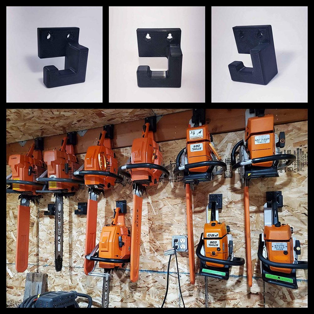 Midwest Saws - Low Profile Chainsaw Wall Hanger