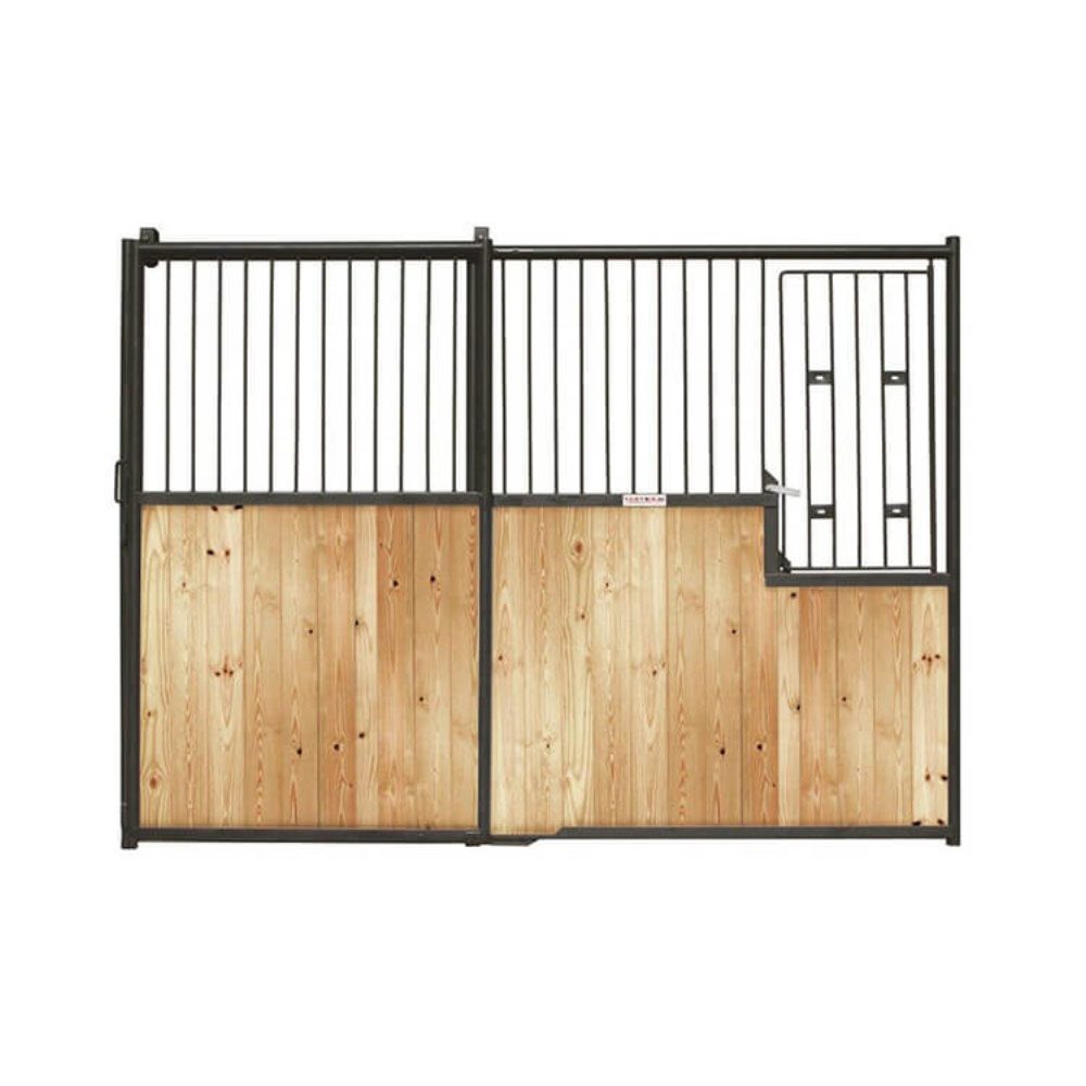Tarter - SF12, Standard Horse Front Stall Panel, Sliding Door, 12 ft. Long
