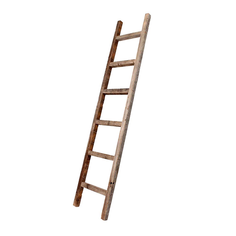 Barnwood USA - Rustic Farmhouse Blanket Ladder