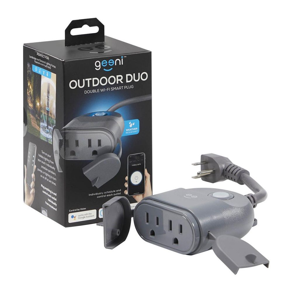 Geeni - Outdoor DUO Dual Outlet Smart Plug